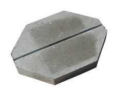 Brudplantesten/ knækflisen grå